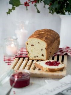 Sweet bread with orange zest