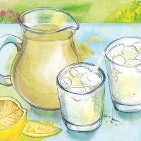 Sweet celery and lemon cordial