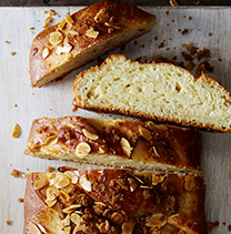 Sweet cheese coffee bread