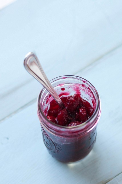 Sweet cherry jam
