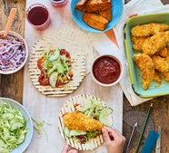 Sweet chilli chicken wrap spread