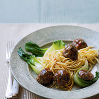 Sweet chilli pork balls