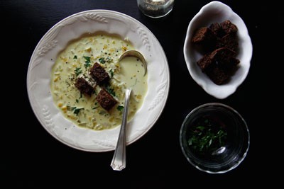 Sweet corn chowder