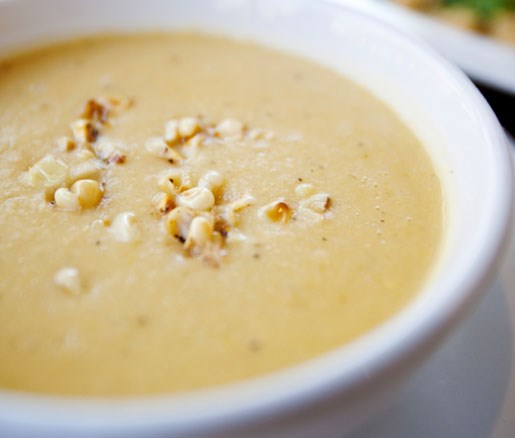 Sweet corn soup