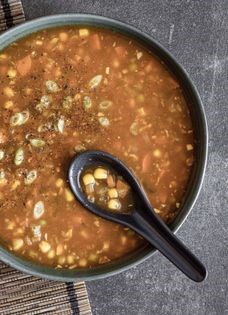 Sweet corn soup