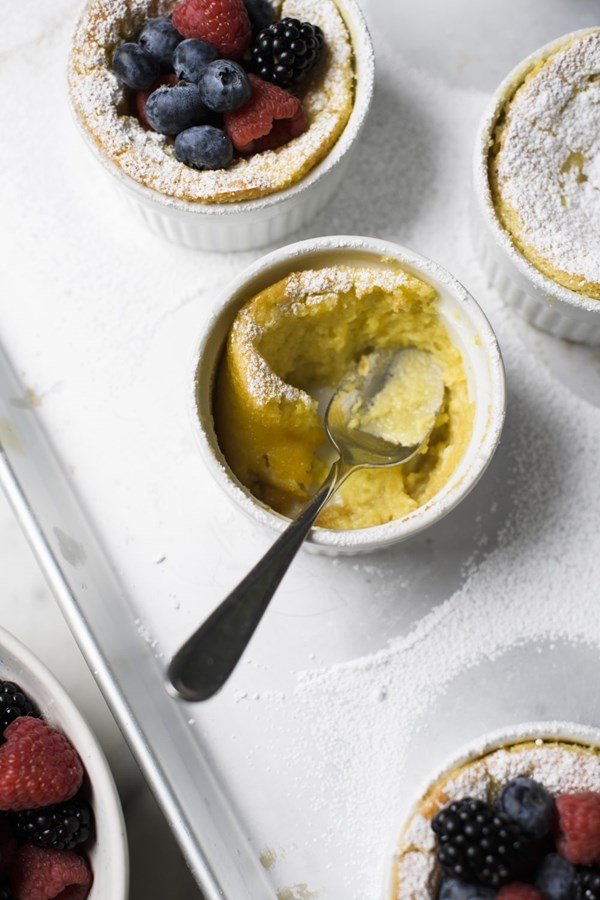 Sweet fresh corn pudding