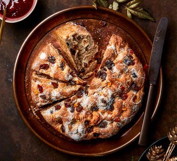 Sweet fruited focaccia