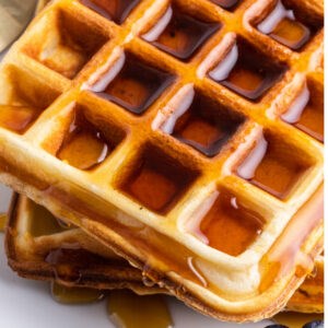 Sweet milk waffles