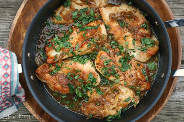 Sweet 'n tangy beer-glazed chicken