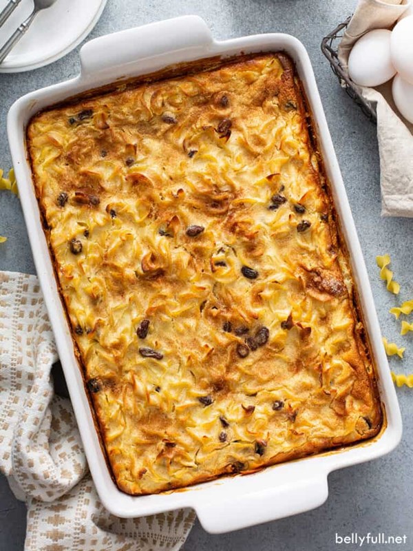 Sweet noodle kugel