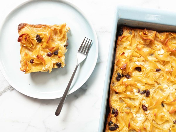 Sweet noodle kugel