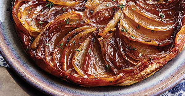 Sweet onion tarte Tatin