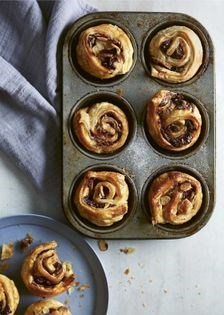 Sweet pastry twirls