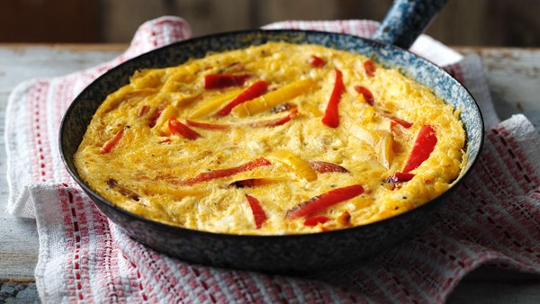 Sweet pepper omelette (Frittata di peperoni)
