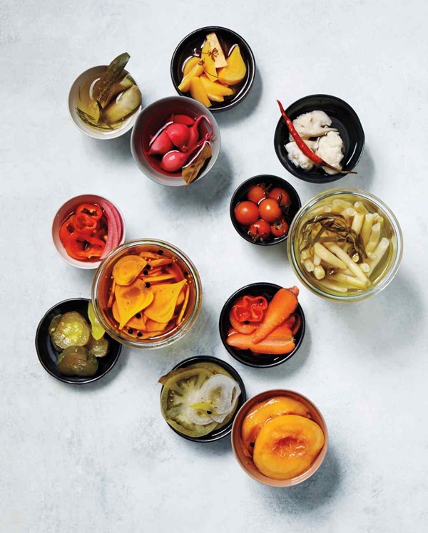 Sweet-pickled cucumber chips