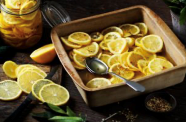 Sweet pickled lemon