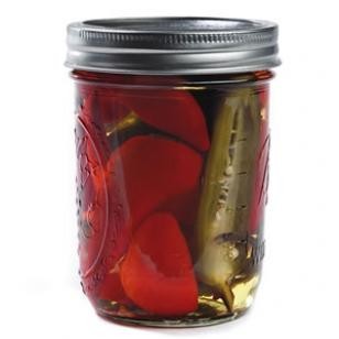 Sweet pickled peppers