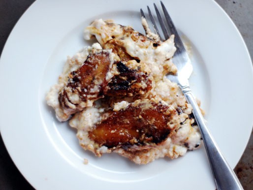 Sweet plantain casserole (Maduros en gloria)
