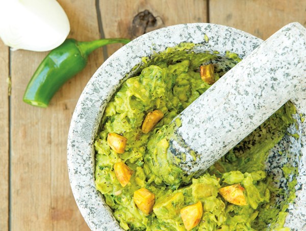 Sweet plantain guacamole