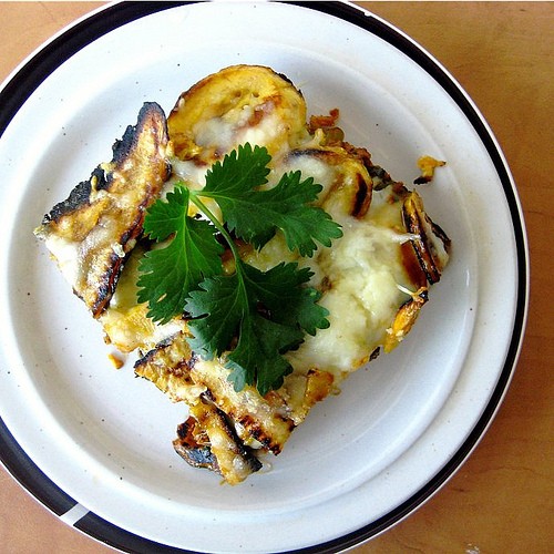 Sweet plantain lasagna