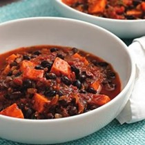 Sweet potato & black bean chili