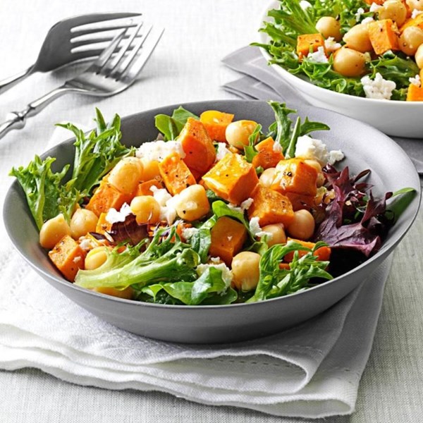 Sweet potato & chickpea salad