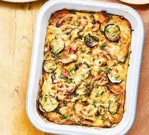 Sweet potato & courgette tortilla