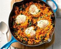 Sweet potato & egg skillet