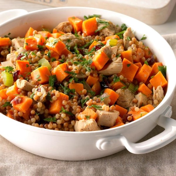 Sweet potato & turkey couscous 