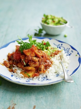 Sweet potato & white bean chilli