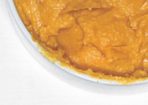 Sweet potato and apple puree