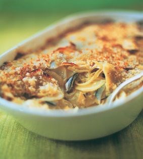 Sweet potato and aubergine lasagne