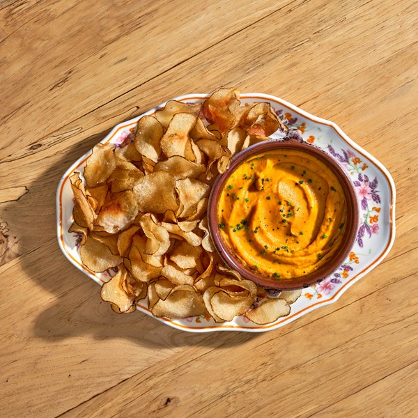 Sweet potato and blue cheese dip