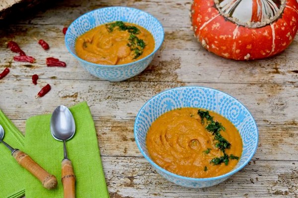 Sweet potato and carrot soup