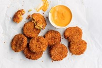 Sweet potato and Chinese sausage fritters