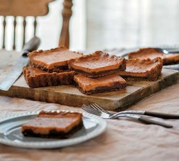 Sweet potato and chocolate squares