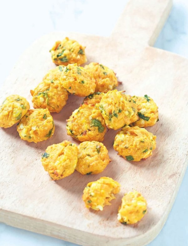 Sweet potato and feta rösti