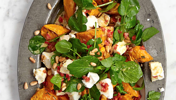 Sweet potato and feta salad