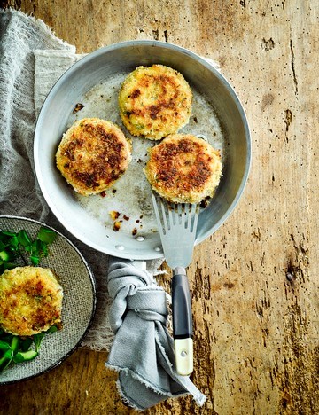 Sweet potato and ginger fishcakes
