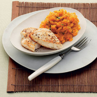 Sweet potato and ginger mash