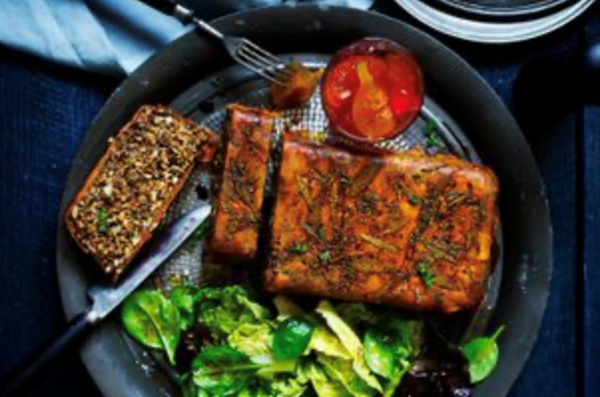 Sweet potato and lentil nut roast