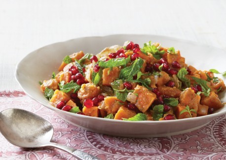 Sweet potato and pomegranate tagine