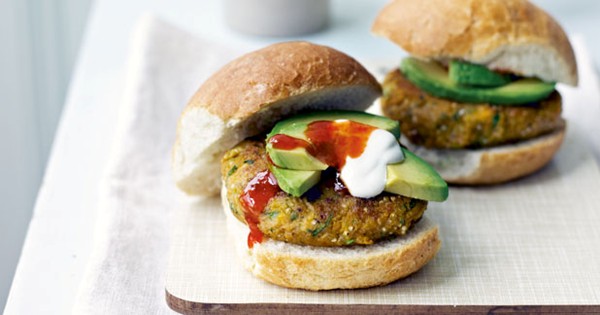 Sweet potato and quinoa burgers