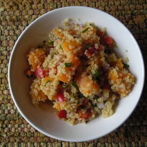 Sweet potato and quinoa salad