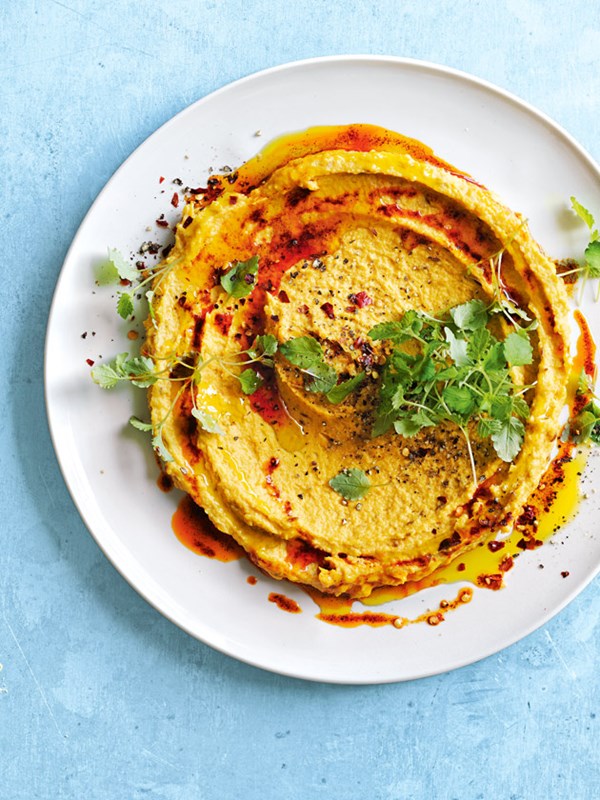 Sweet potato and tahini hummus