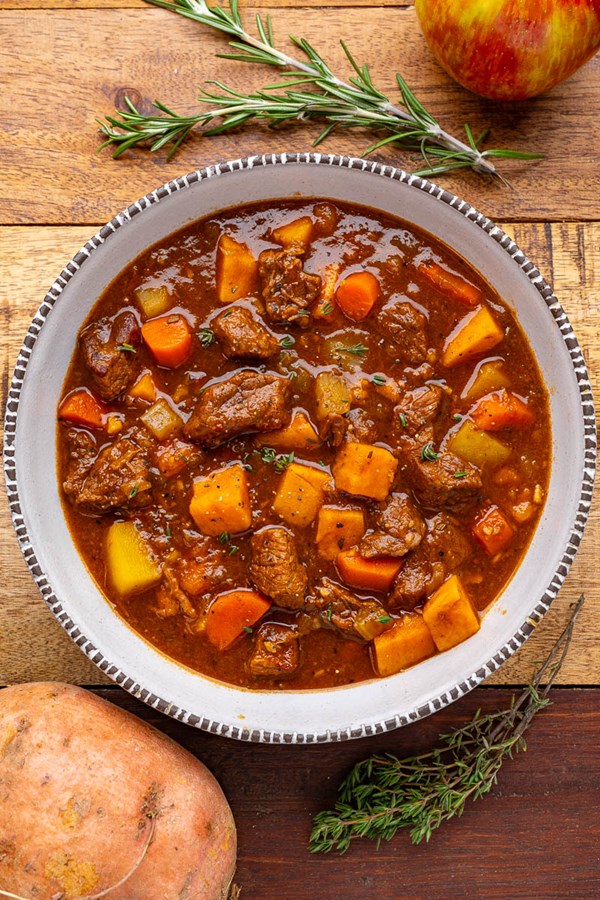 Sweet potato beef stew