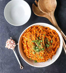 Sweet potato carbonara