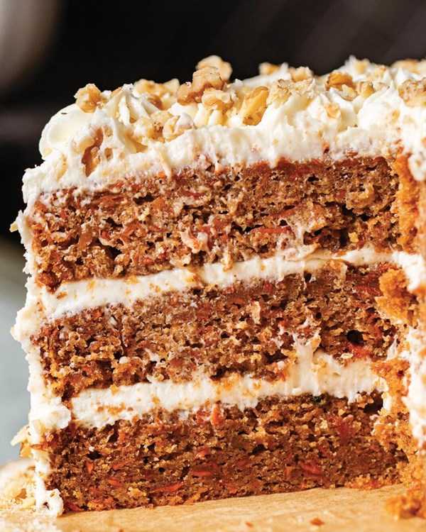 Sweet potato-carrot cake
