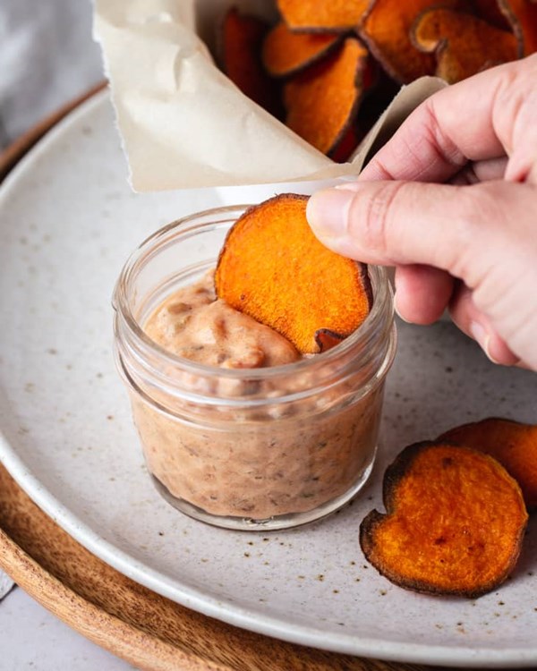 Sweet potato chips