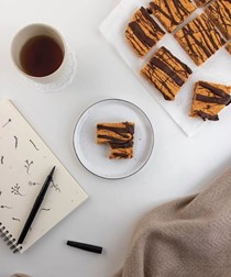 Sweet potato chocolate oat bars